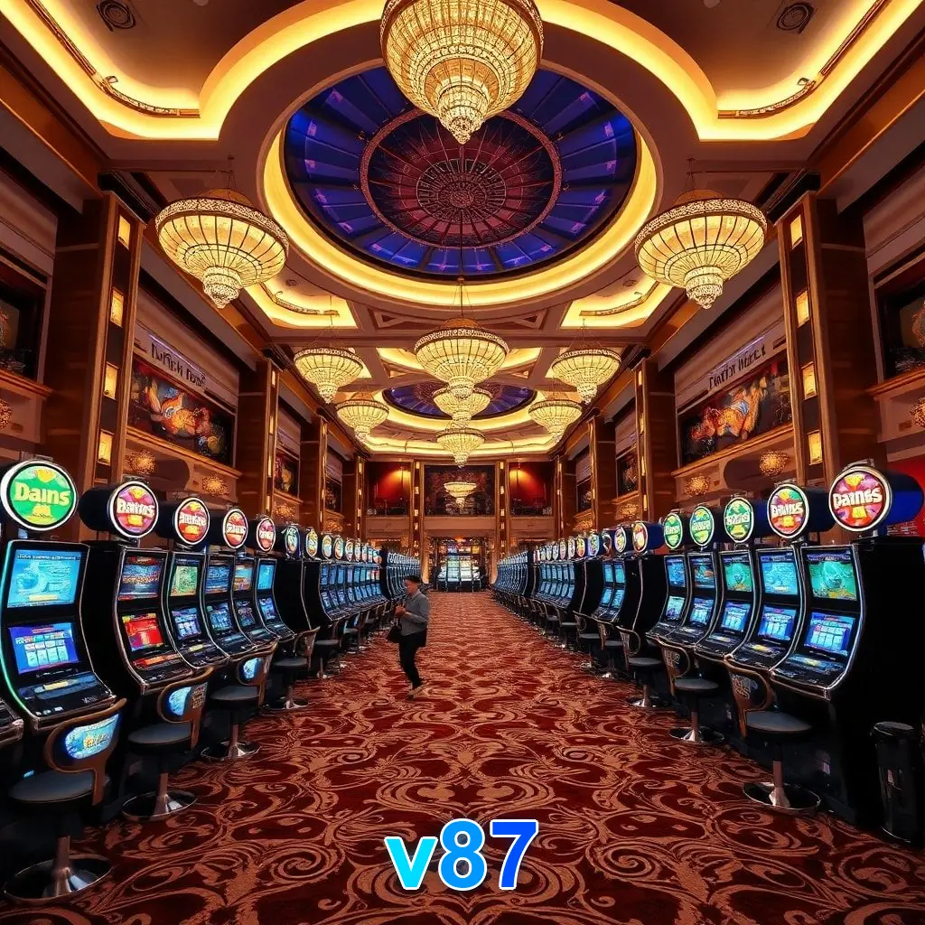 Principais provedores de slots da v87 - NetEnt, Pragmatic Play, Play'n GO
